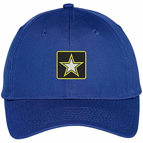 Trendy Apparel Shop US Army Star Logo Embroidered Adjustable Snapback Baseball Cap