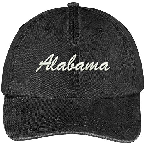 Trendy Apparel Shop Alabama State Embroidered Low Profile Adjustable Cotton Cap