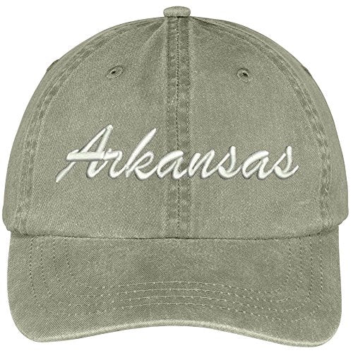 Trendy Apparel Shop Arkansas State Embroidered Low Profile Adjustable Cotton Cap