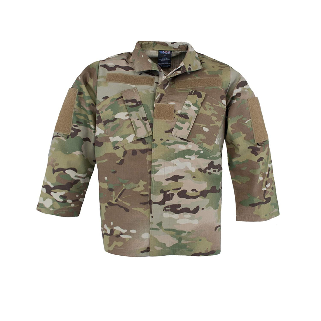 Trendy Apparel Shop Kid's US Soldier Digital Camouflage Uniform Jacket - Multicam - L