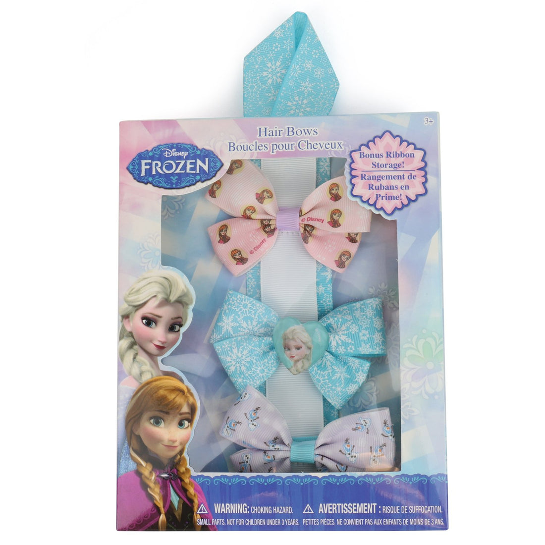 Trendy Apparel Shop Frozen Elsa Anna Olaf 3 Pack Hair Bows Clips