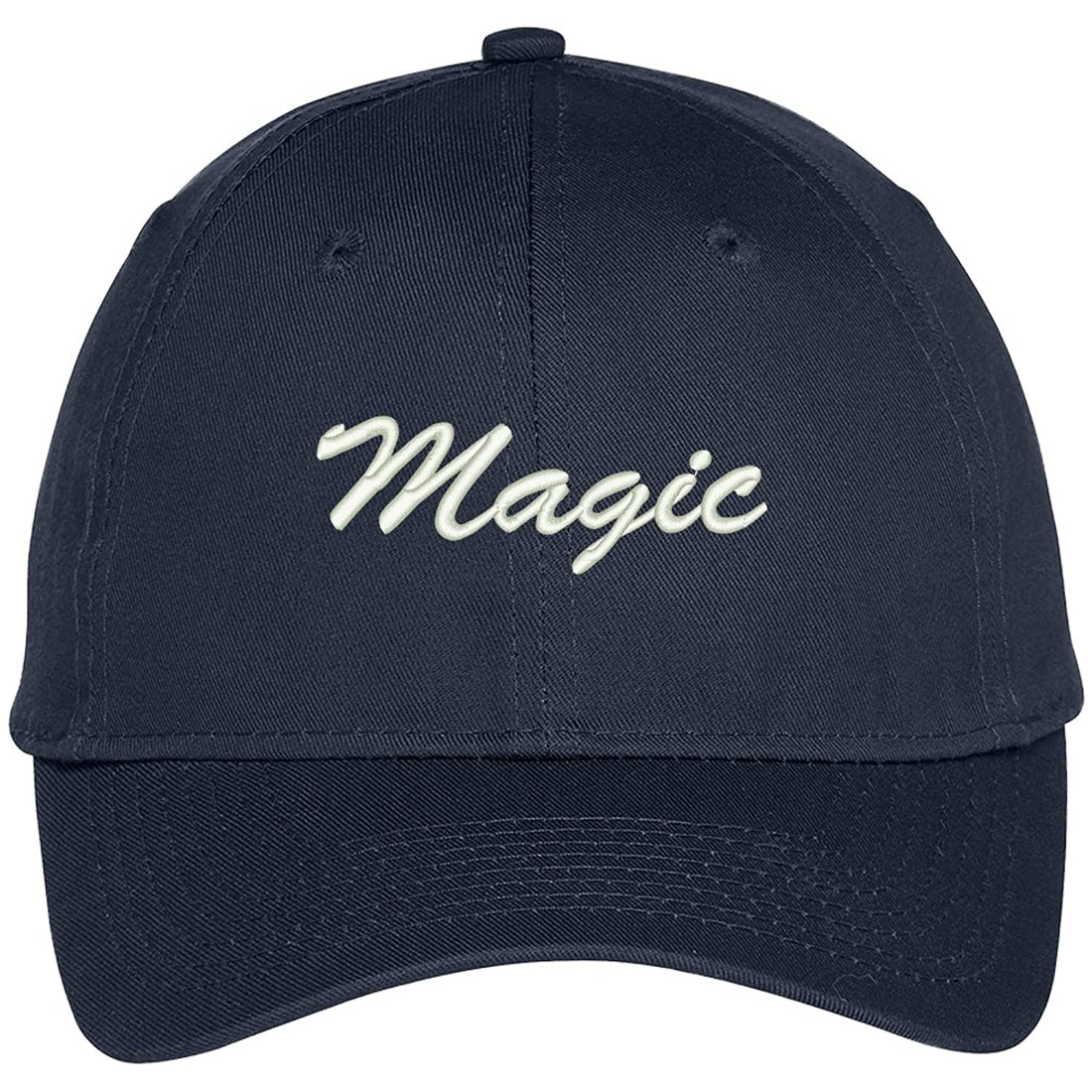 Trendy Apparel Shop Magic Embroidered Precurved Adjustable Cap