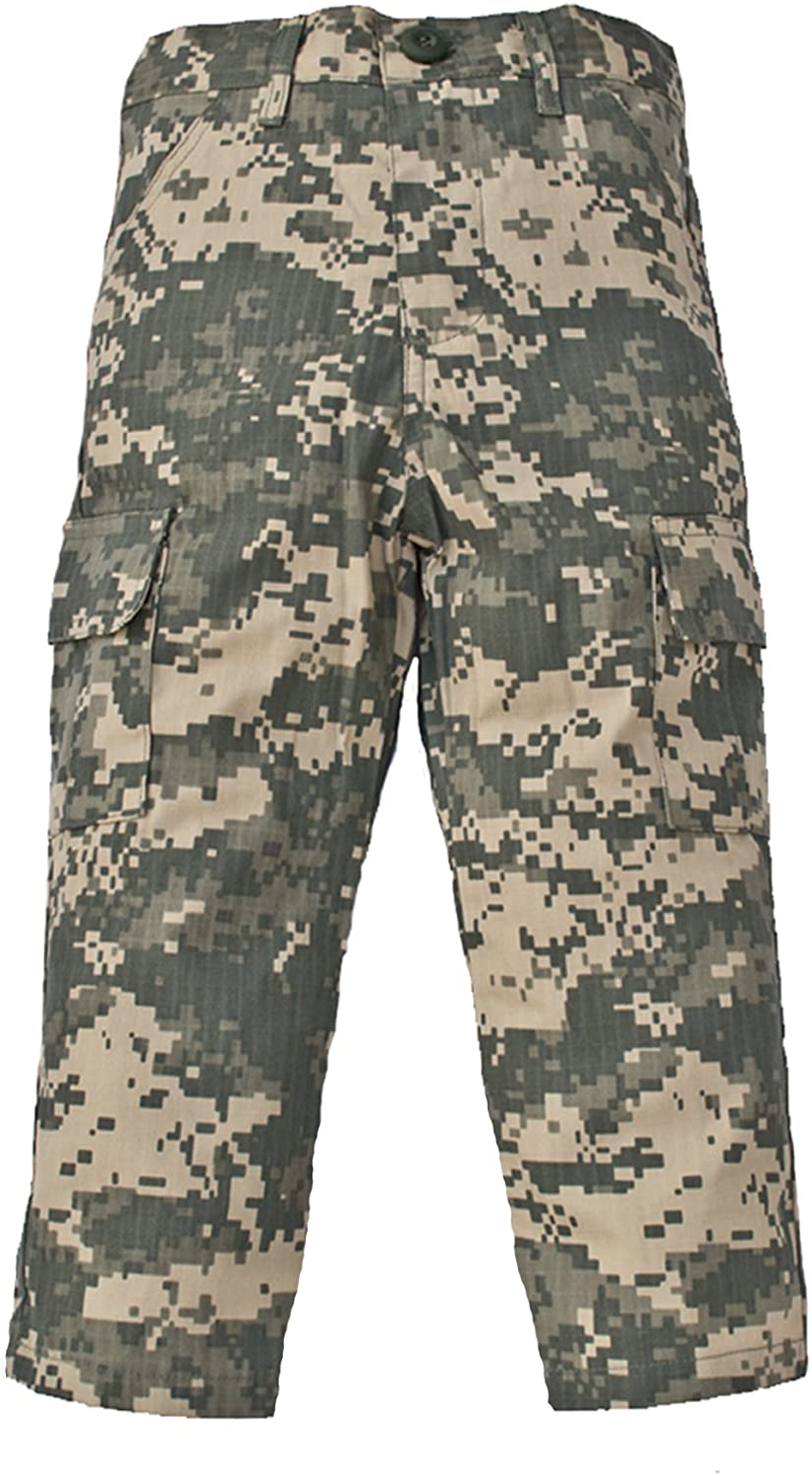 Trendy Apparel Shop Kid's US Soldier Digital Camouflage Uniform Pants - ACU - L