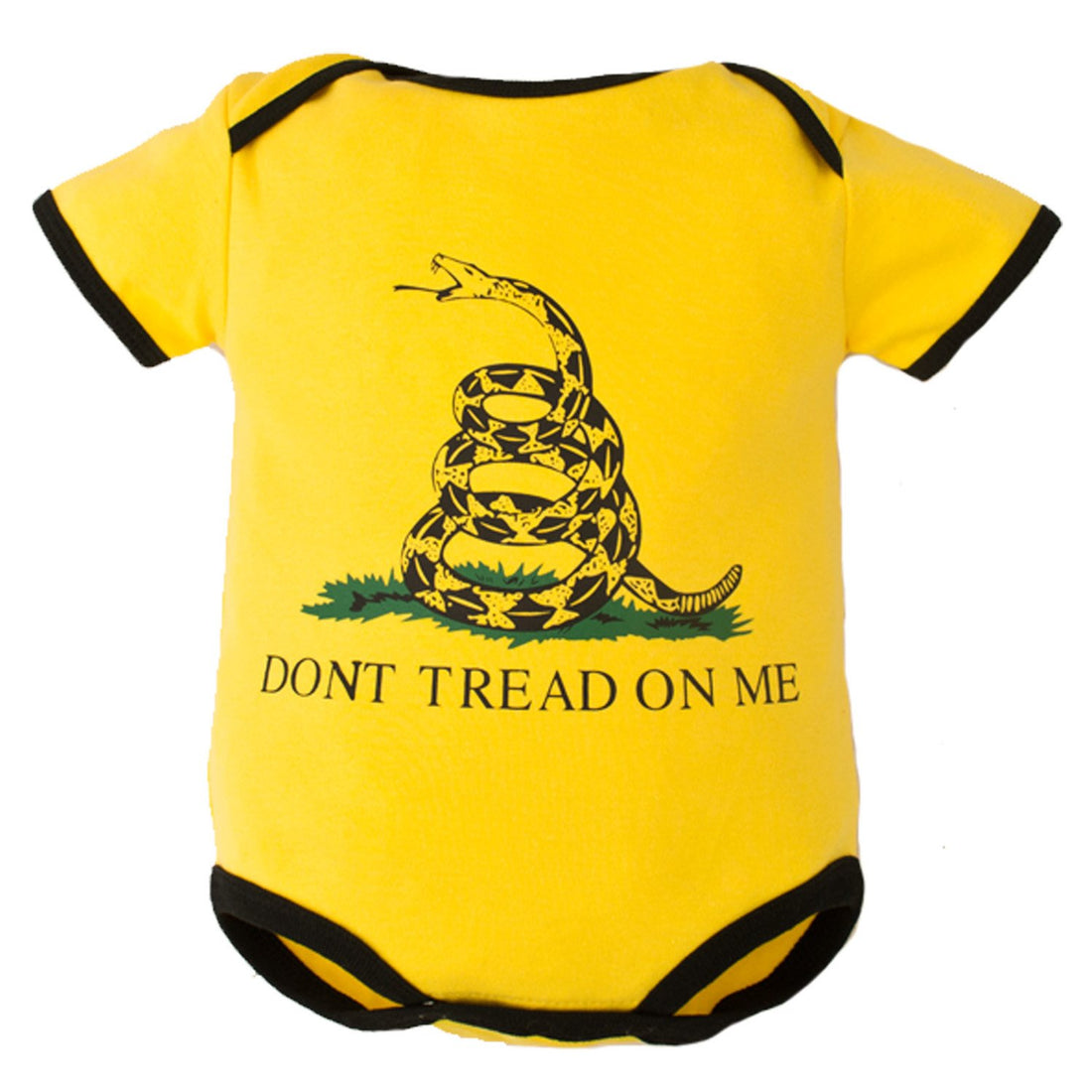Trendy Apparel Shop Infant Don't Tread On Me Gadsen Flag Onesie