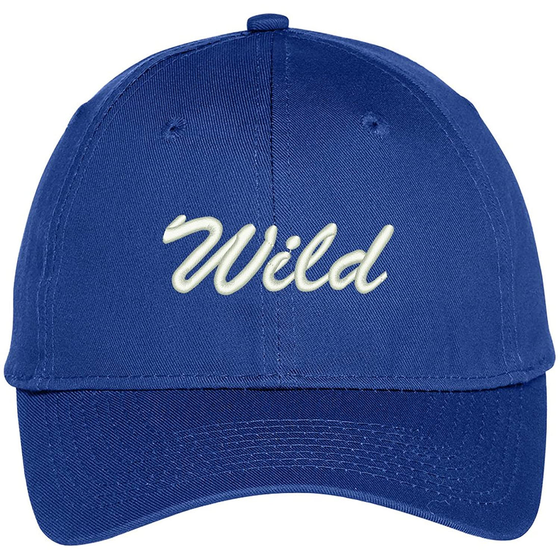 Trendy Apparel Shop Wild Embroidered Precurved Adjustable Cap