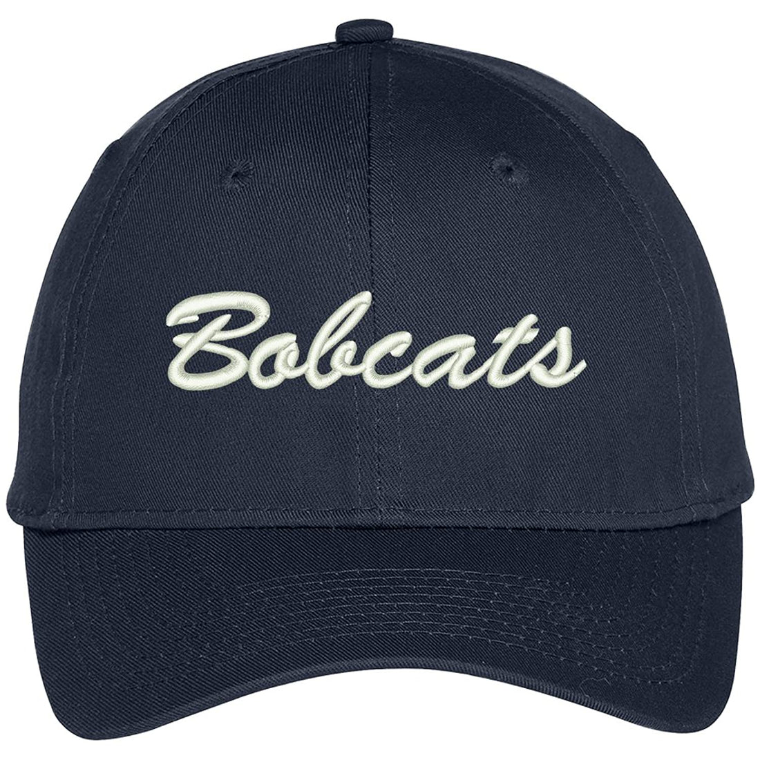 Trendy Apparel Shop Bobcats Embroidered Team Nickname Mascot Cap