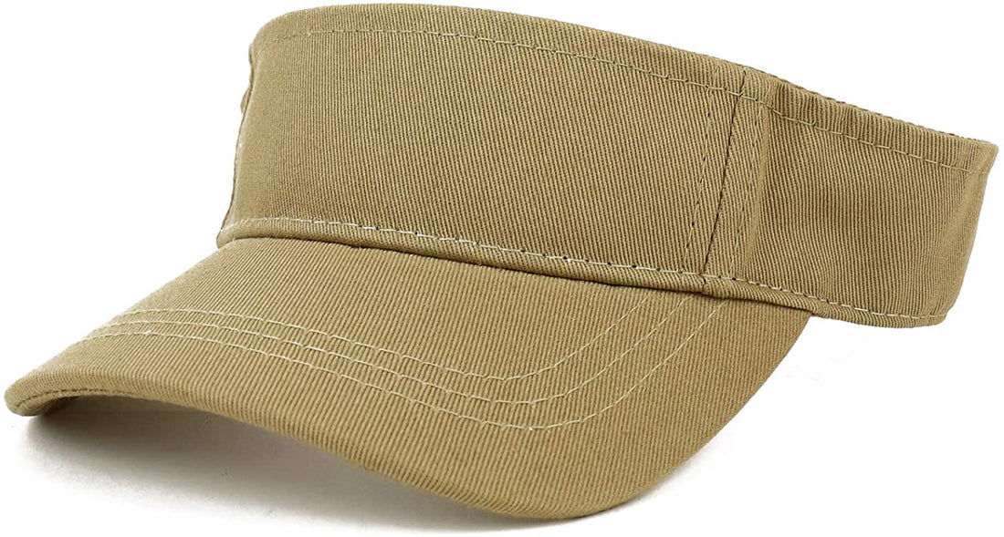 Trendy Apparel Shop Infant Size Adjustable Summer Visor Cap - Multipack - Black Navy
