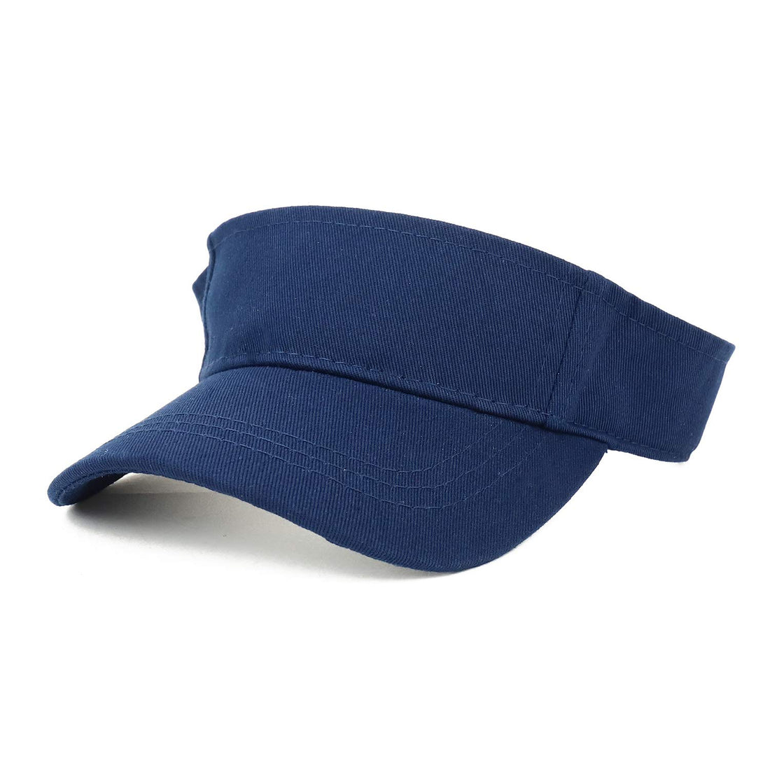 Trendy Apparel Shop Infant Size Adjustable Summer Visor Cap - Multipack - Black Navy