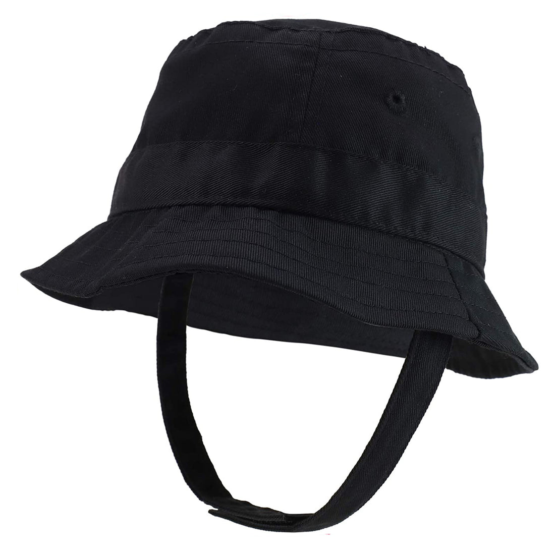 Trendy Apparel Shop Infant Light Weight Bucket Hat with Chin Strap
