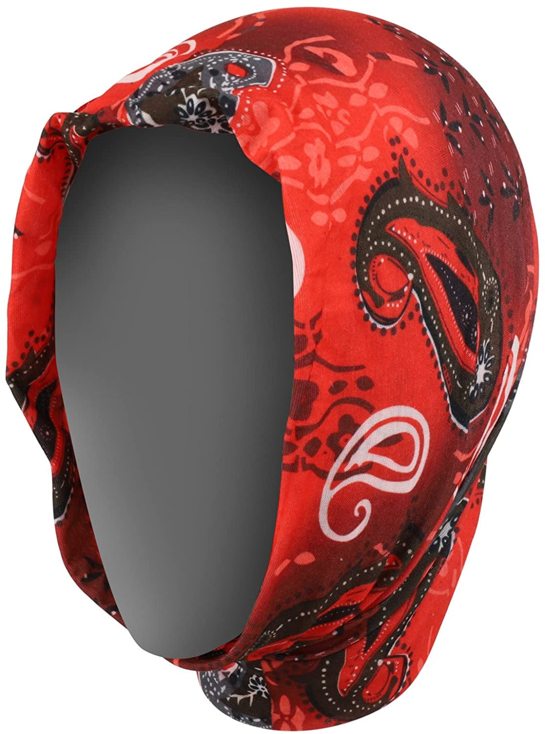 Trendy Apparel Shop Multifunctional Bandana Printed Headband Scarf - BLUE