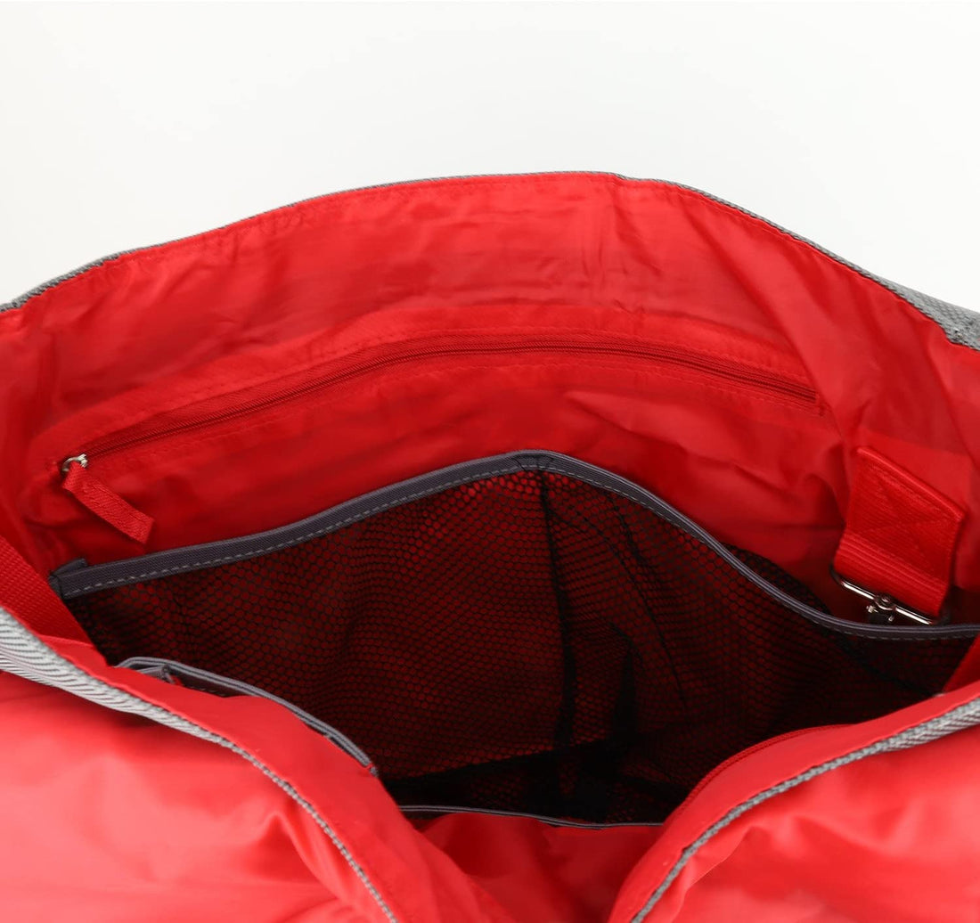 Trendy Apparel Shop iPack Baby Convertible Messenger Backpack 2 in 1 Diaper Bag