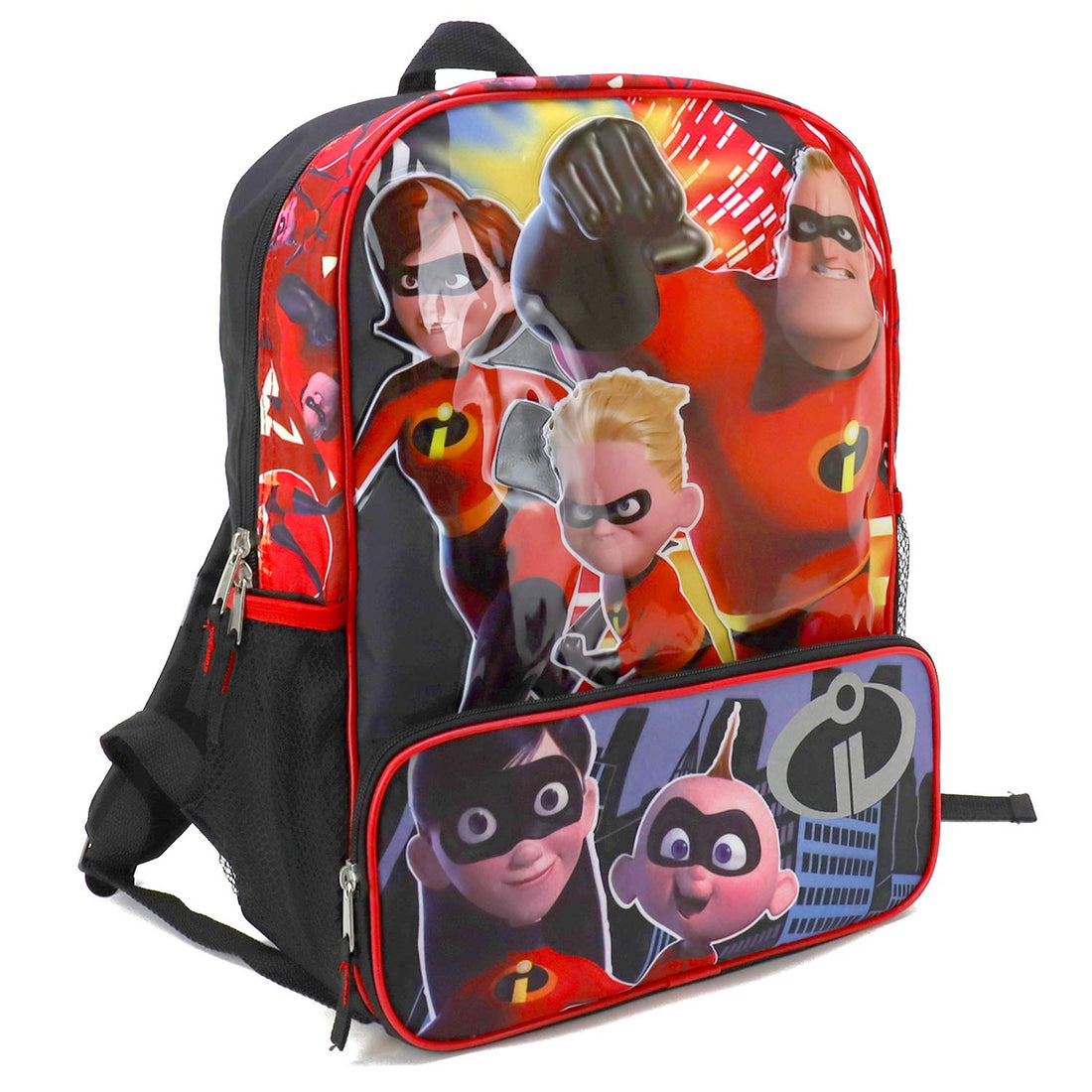 Trendy Apparel Shop Incredibles 2 Dash Backpack with Front Zippered Compartment