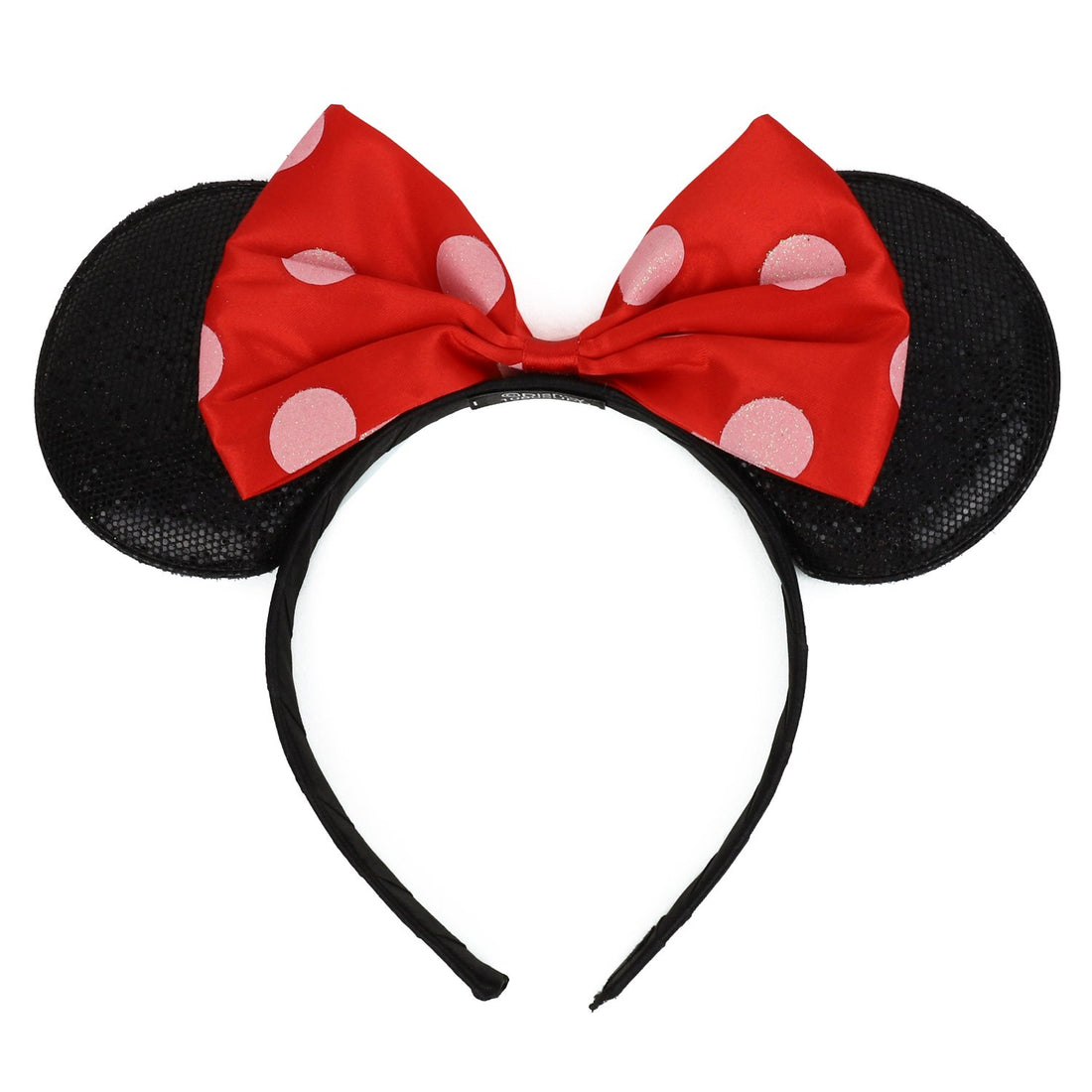 Trendy Apparel Shop Minnie Mouse Ear Shaped Polka Dot Bow Headband 2 Pack