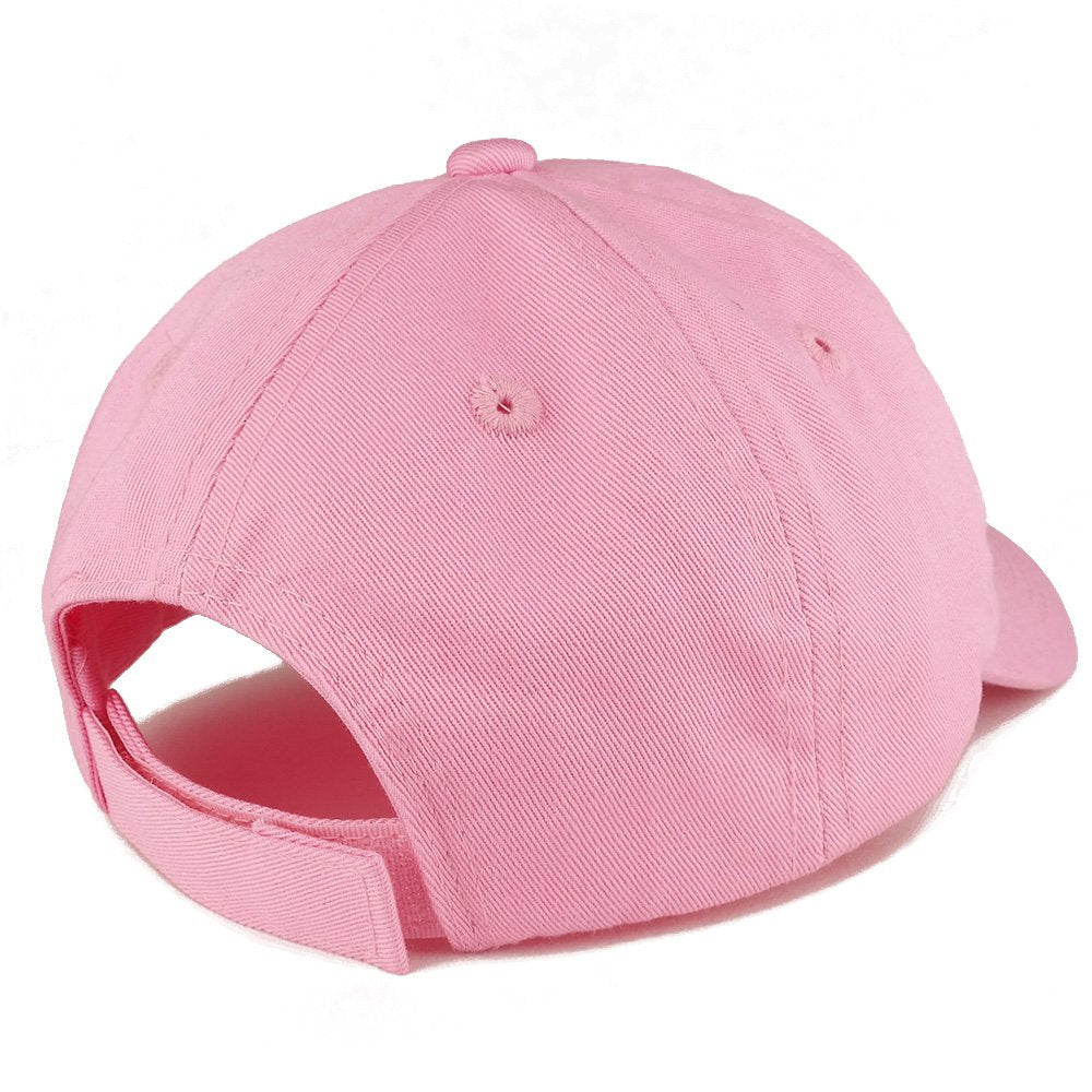 Trendy Apparel Shop Baby Infant Plain Unstructured Adjustable Baseball Cap - Multipack - Burgunday Red Pink Hot Pink