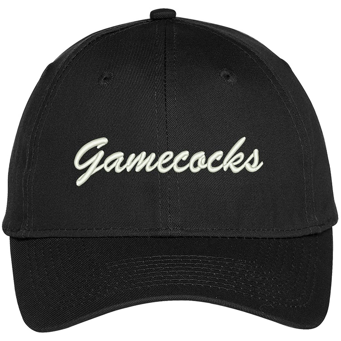 Trendy Apparel Shop Gamecocks Embroidered Team Nickname Mascot Cap