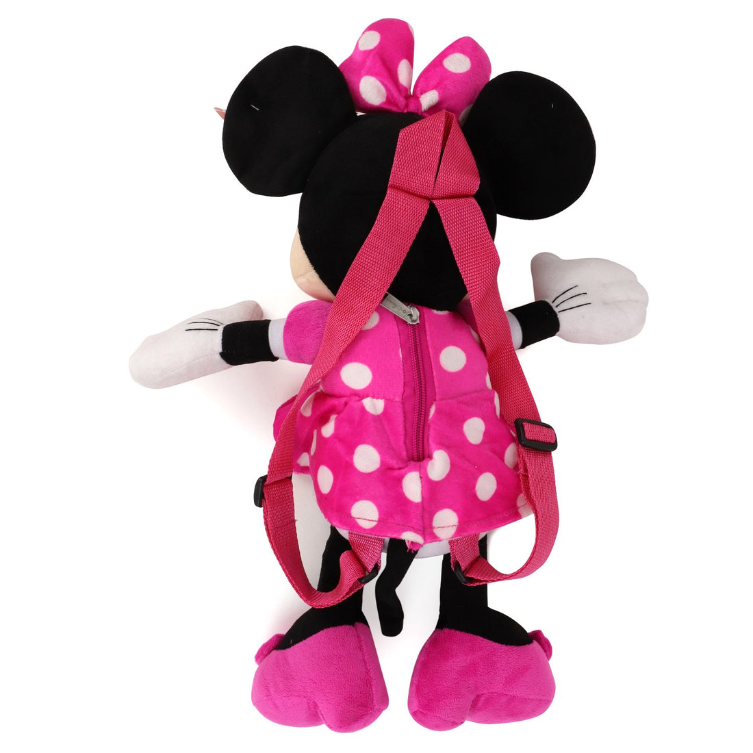 Trendy Apparel Shop Kid's Minnie Mouse 16" Plush Doll Backpack