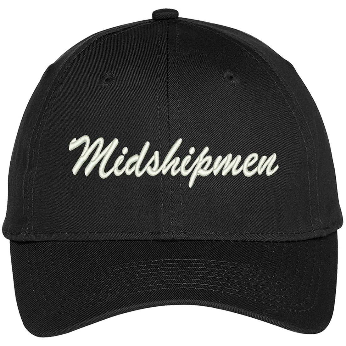 Trendy Apparel Shop Midshipmen Embroidered Team Nickname Mascot Cap