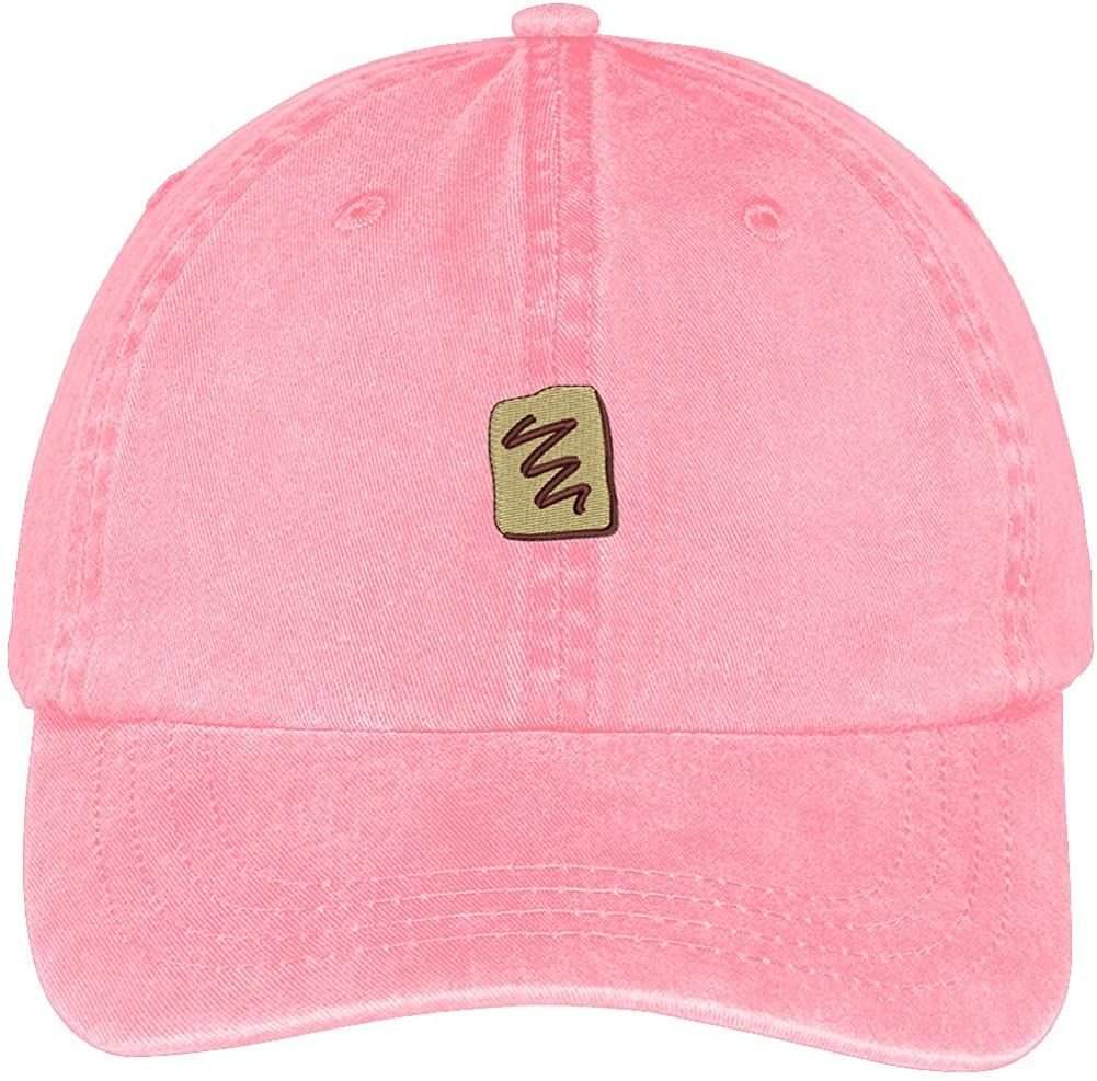 Trendy Apparel Shop Chocolate Embroidered Soft Crown 100% Brushed Cotton Cap