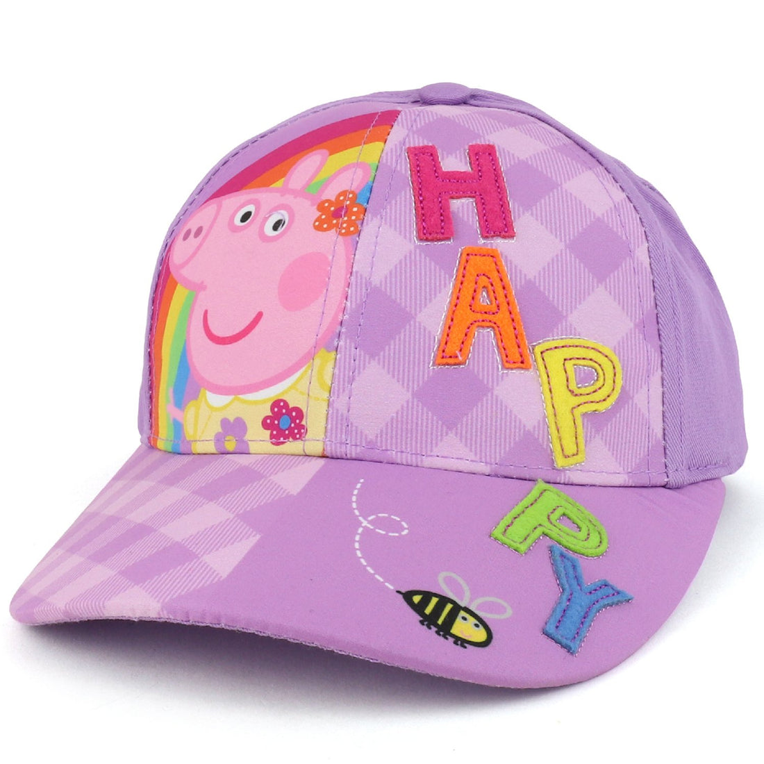Trendy Apparel Shop Girls Kid's Youth Size Peppa Pig Happy Day Baseball Cap