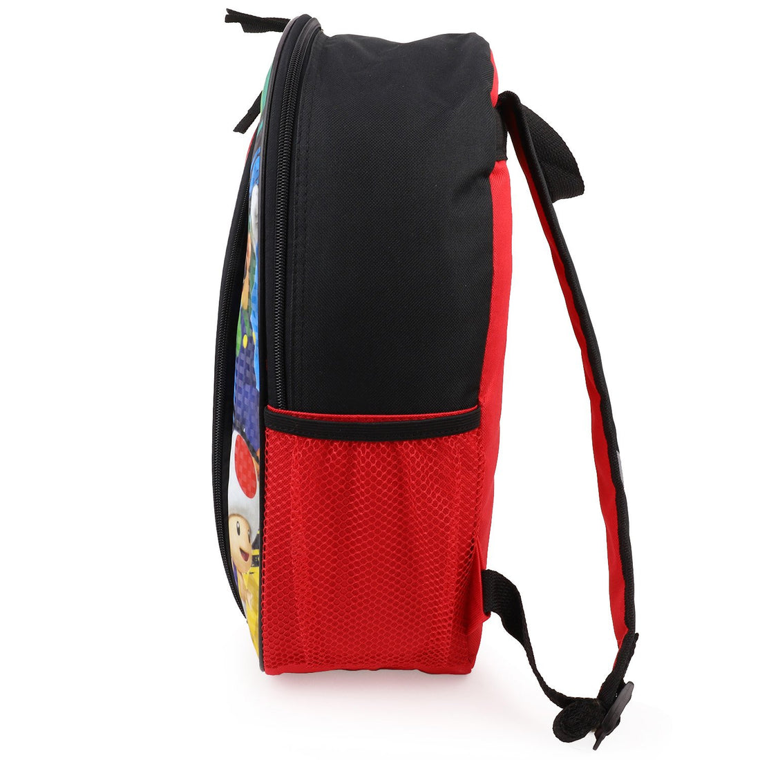 Trendy Apparel Shop Super Mario Bros 16'' Molded Backpack Reflective Stripes