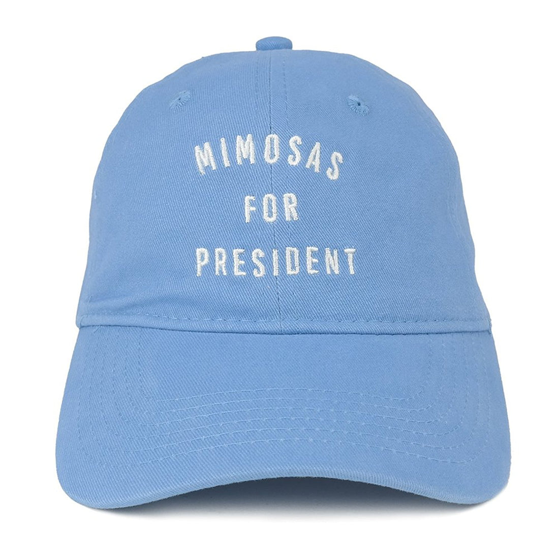 Trendy Apparel Shop Mimosas For President Embroidered 100% Cotton Adjustable Cap