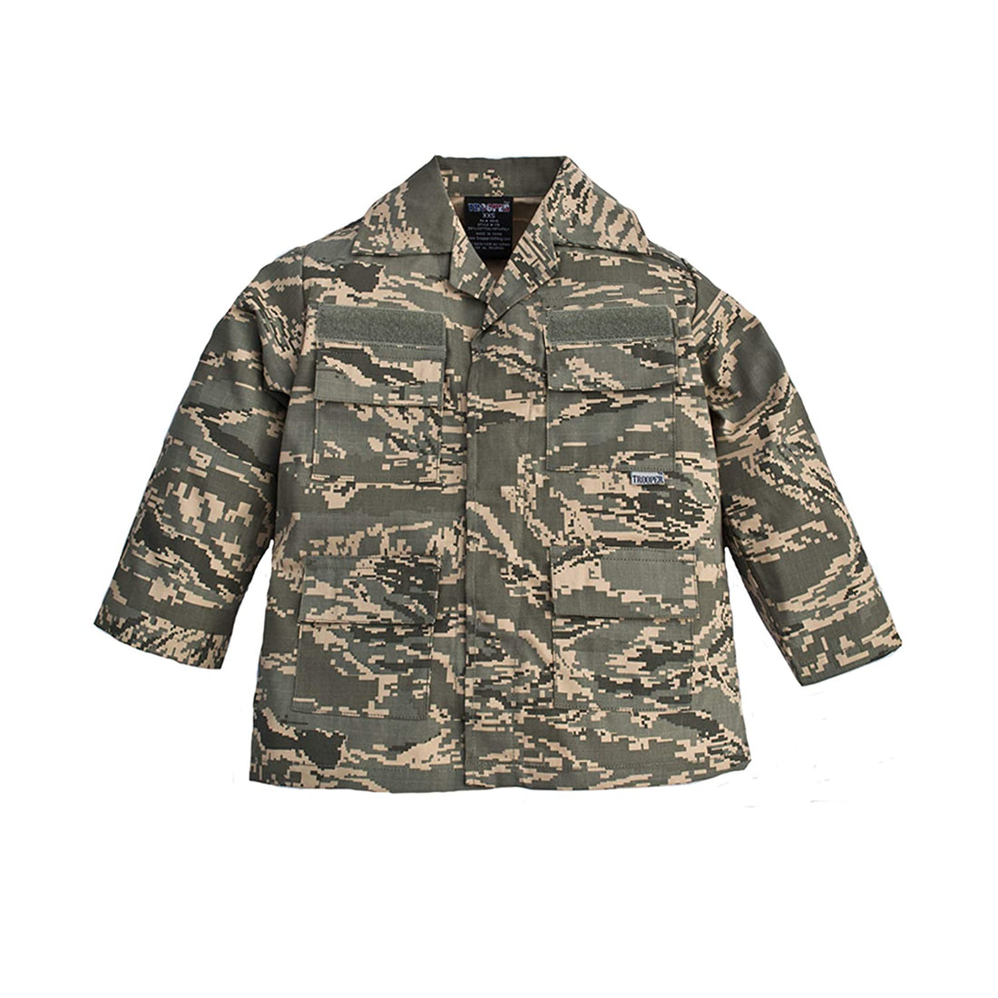 Trendy Apparel Shop Kid's US Soldier Digital Camouflage Uniform Jacket - ABU