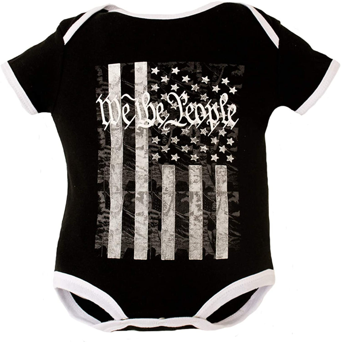 Trendy Apparel Shop Infant We The People Constitution Onesie - Black - 0-3 Months