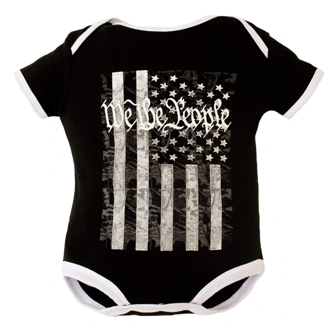 Trendy Apparel Shop Infant We The People Constitution Onesie - Black - 0-3 Months