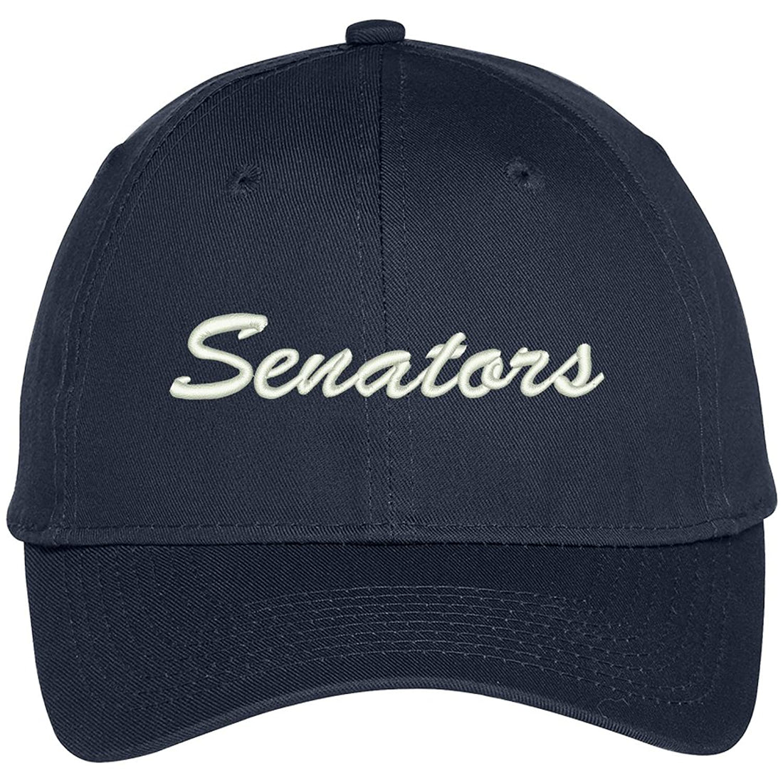 Trendy Apparel Shop Senators Embroidered Precurved Adjustable Cap