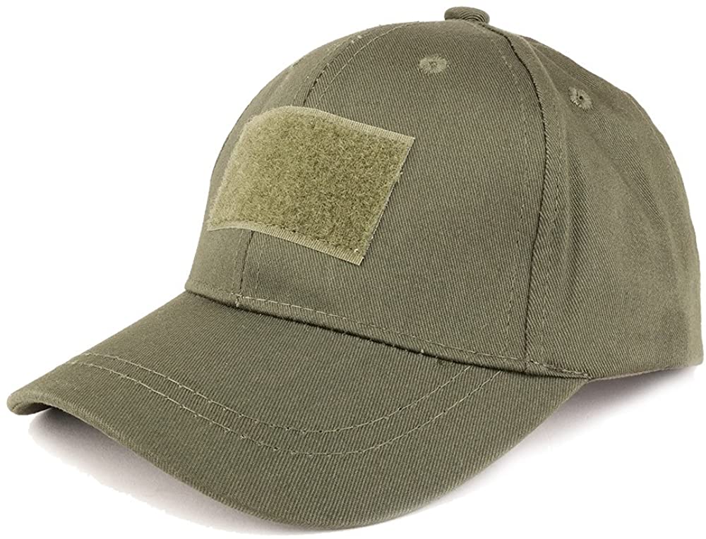Trendy Apparel Shop Kid's Youth Size Tactical Cap with Hook and Loop Patch