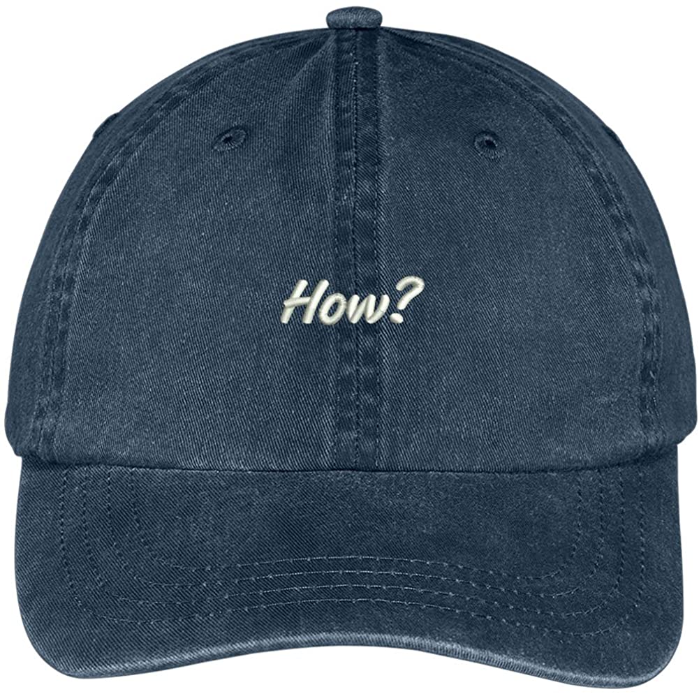 Trendy Apparel Shop Embroidered Washed Cotton Adjustable Cap