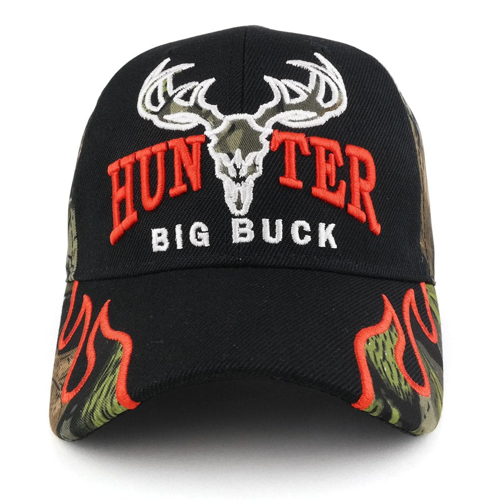 Trendy Apparel Shop Big Buck Hunter Embroidered Mossy Oak, Realtree Camo Adjustable Baseball Cap