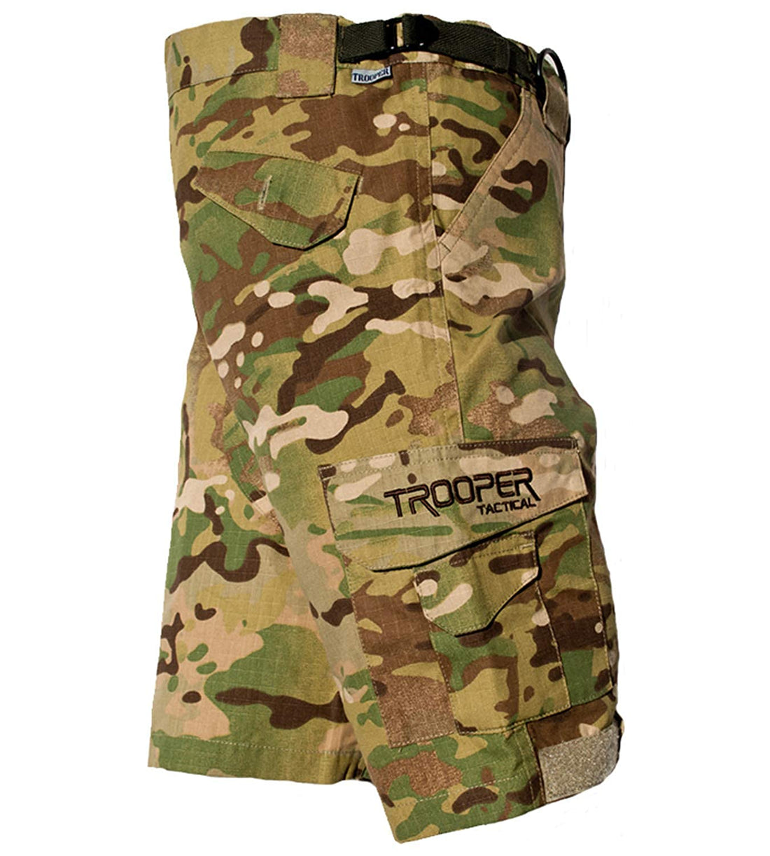 Trendy Apparel Shop Kid's US Soldier Classic Camouflage Tactical Shorts - Multicam