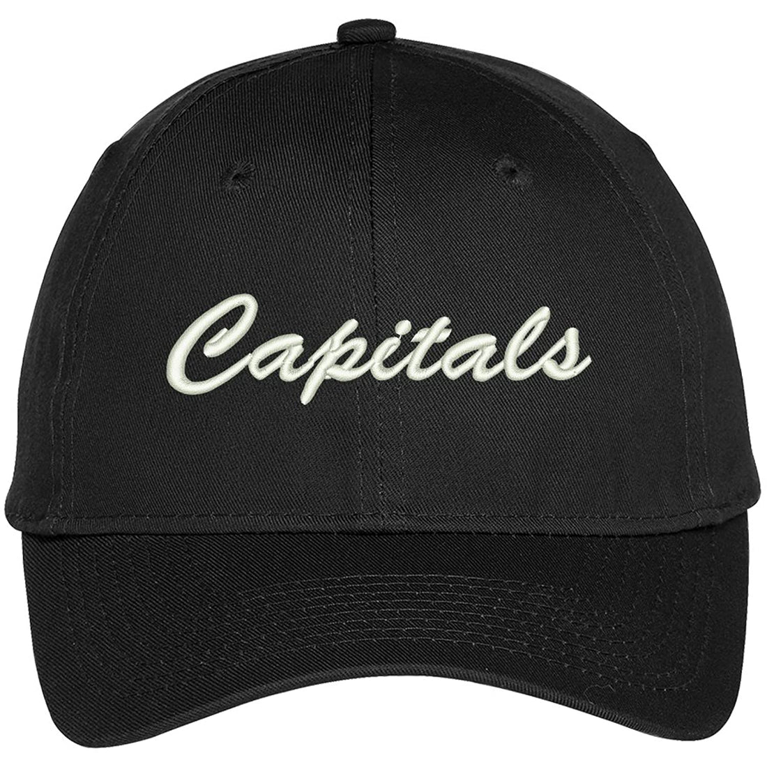 Trendy Apparel Shop Capitals Embroidered Precurved Adjustable Cap