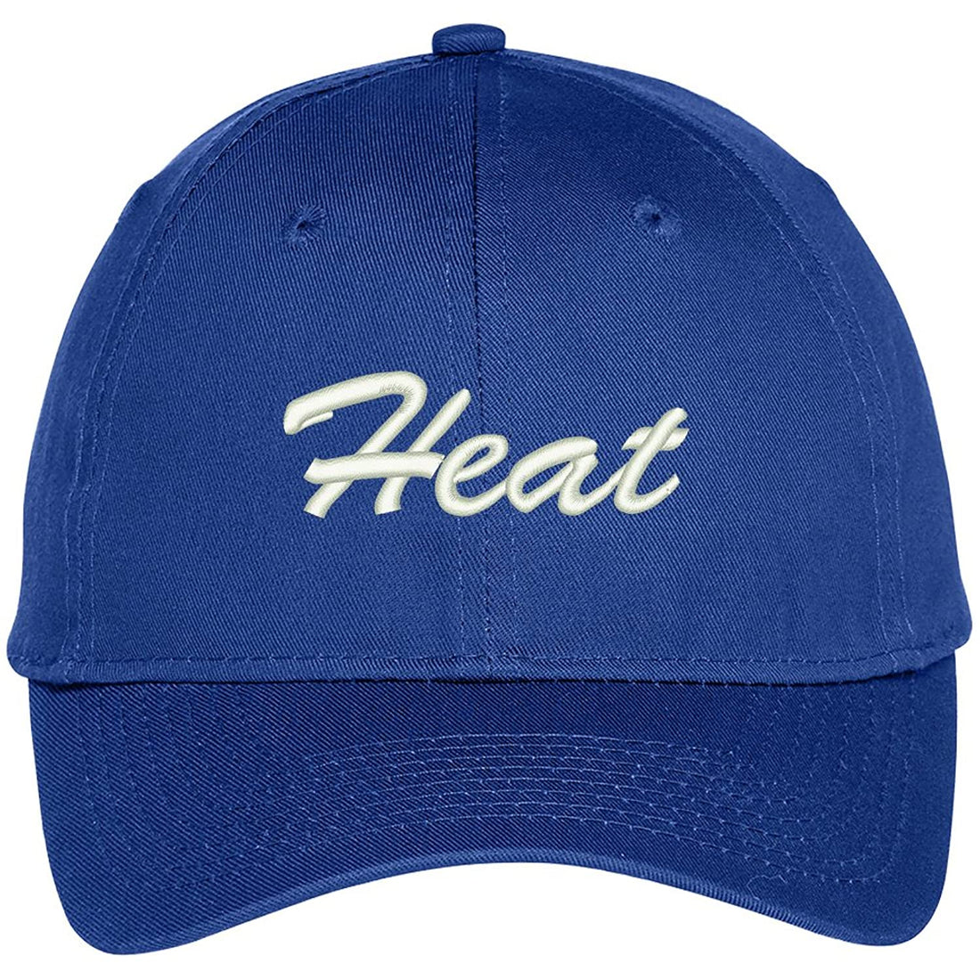 Trendy Apparel Shop Heat Embroidered Precurved Adjustable Cap