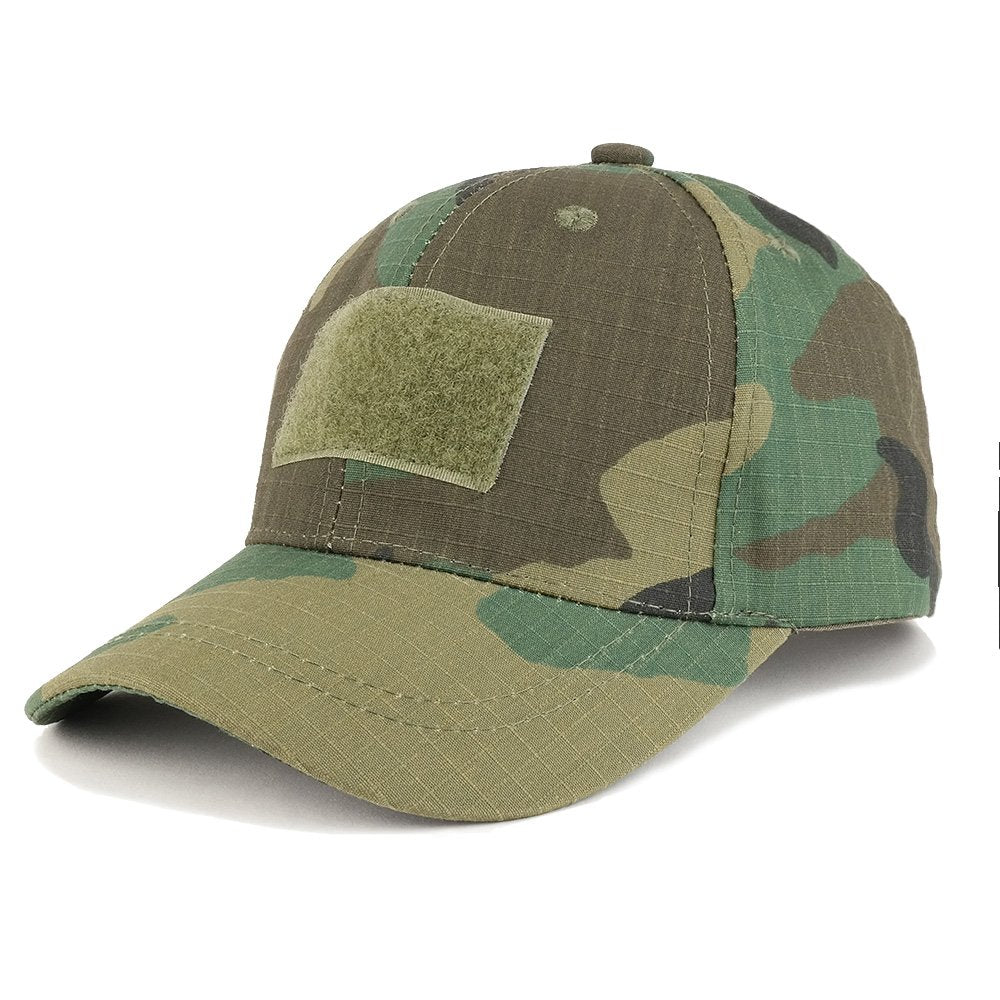 Trendy Apparel Shop Kid's Youth Size Tactical Cap with Hook and Loop Patch