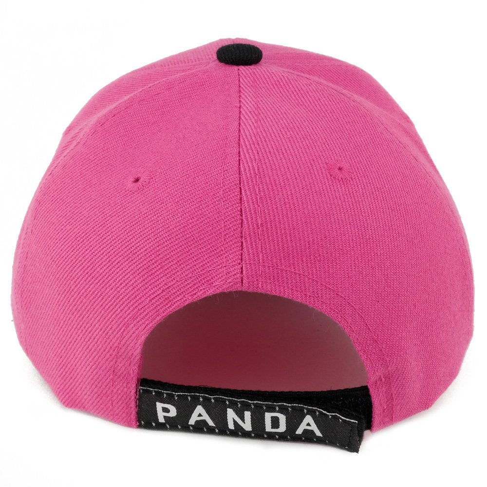 Trendy Apparel Shop Kids Size Two-Tone Animal Design Adjustable Baseball Cap