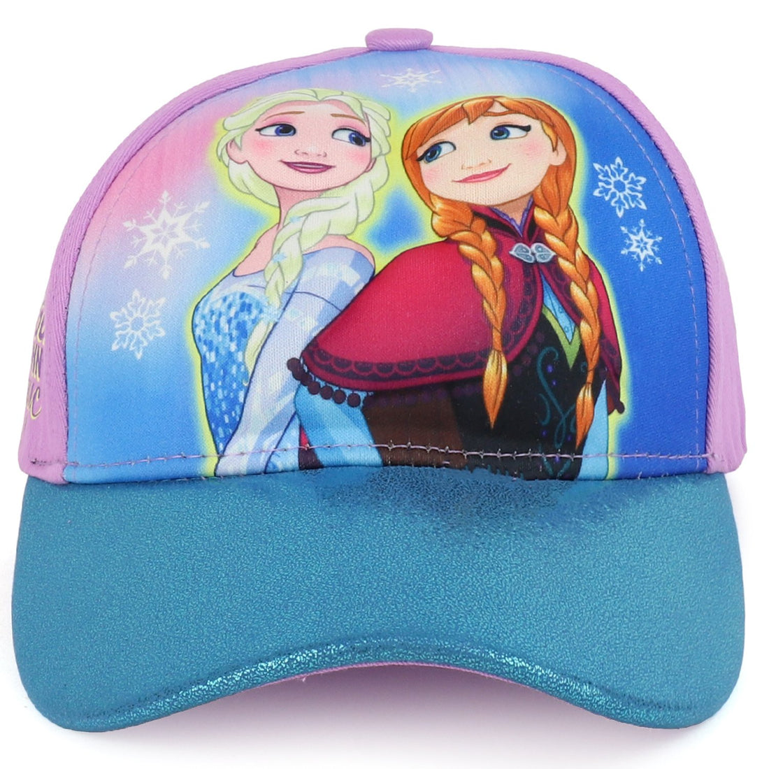 Trendy Apparel Shop Girls Kid's Frozen Anna and Elsa 3D Pop Baseball Cap
