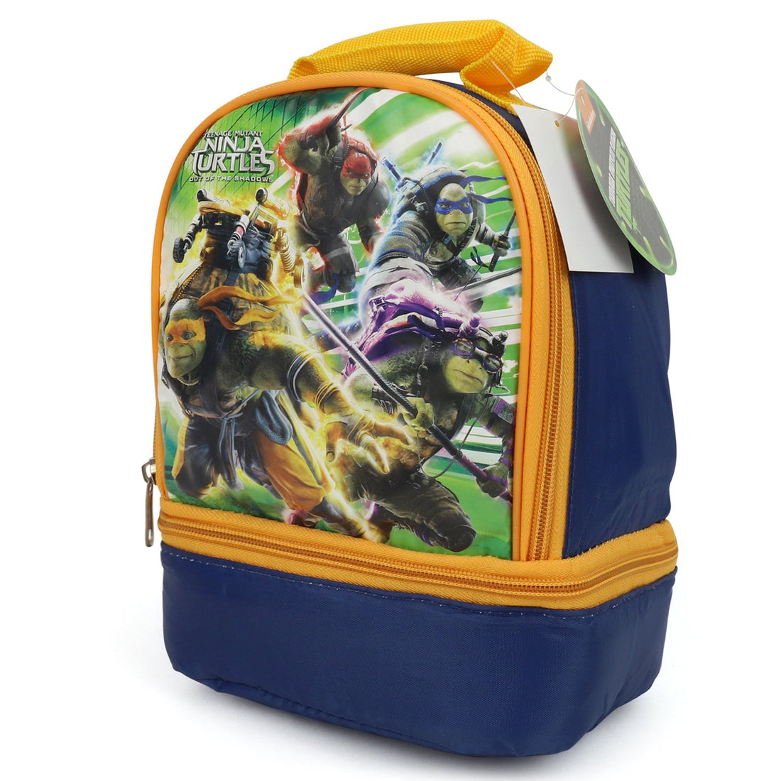 Trendy Apparel Shop TMNT Dome Shaped Insulated Drop Bottom School Lunch Bag