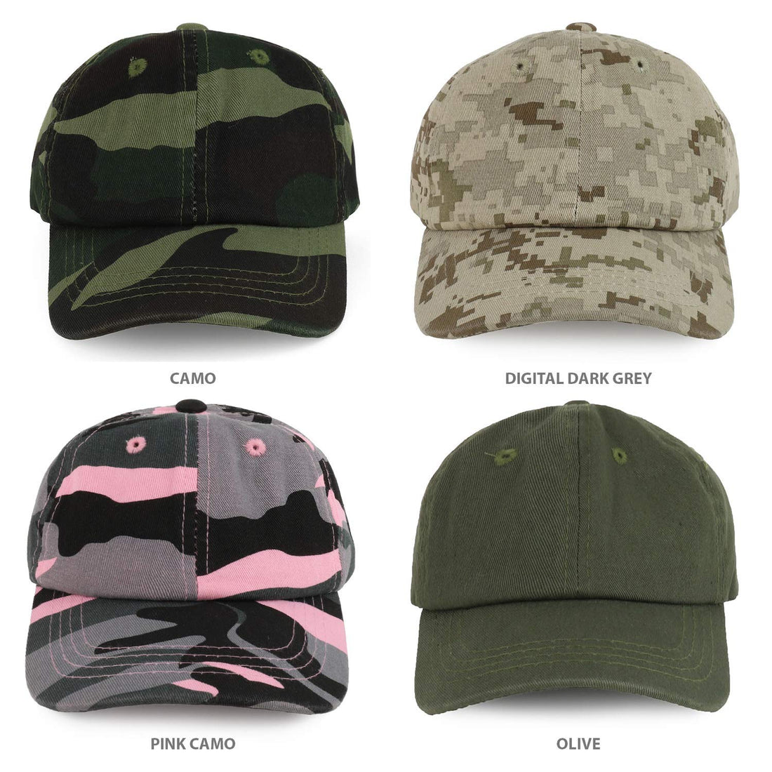 Trendy Apparel Shop Baby Infant Plain Unstructured Adjustable Baseball Cap - Multipack - Burgunday Red Pink Hot Pink