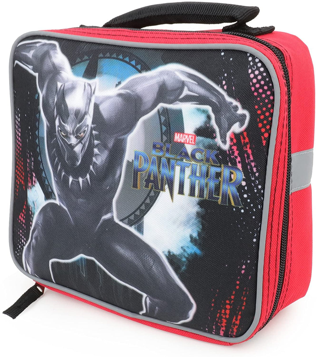 Trendy Apparel Shop Black Panther Prince T'Challa Graphic Print School Lunch Bag