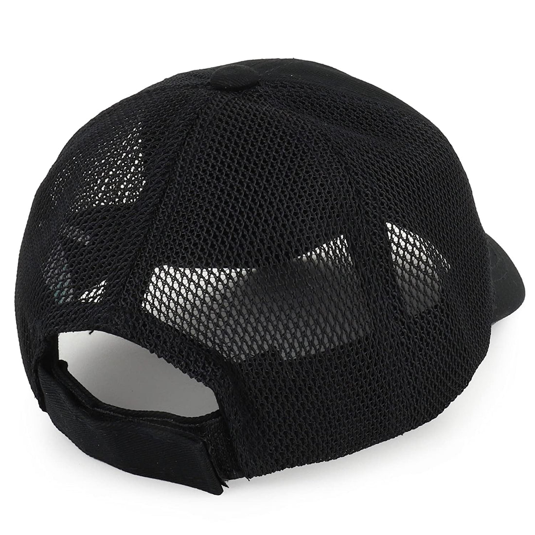 Trendy Apparel Shop Infant Size Unstructured Adjustable Trucker Mesh Baseball Cap - Multipack - Black Navy