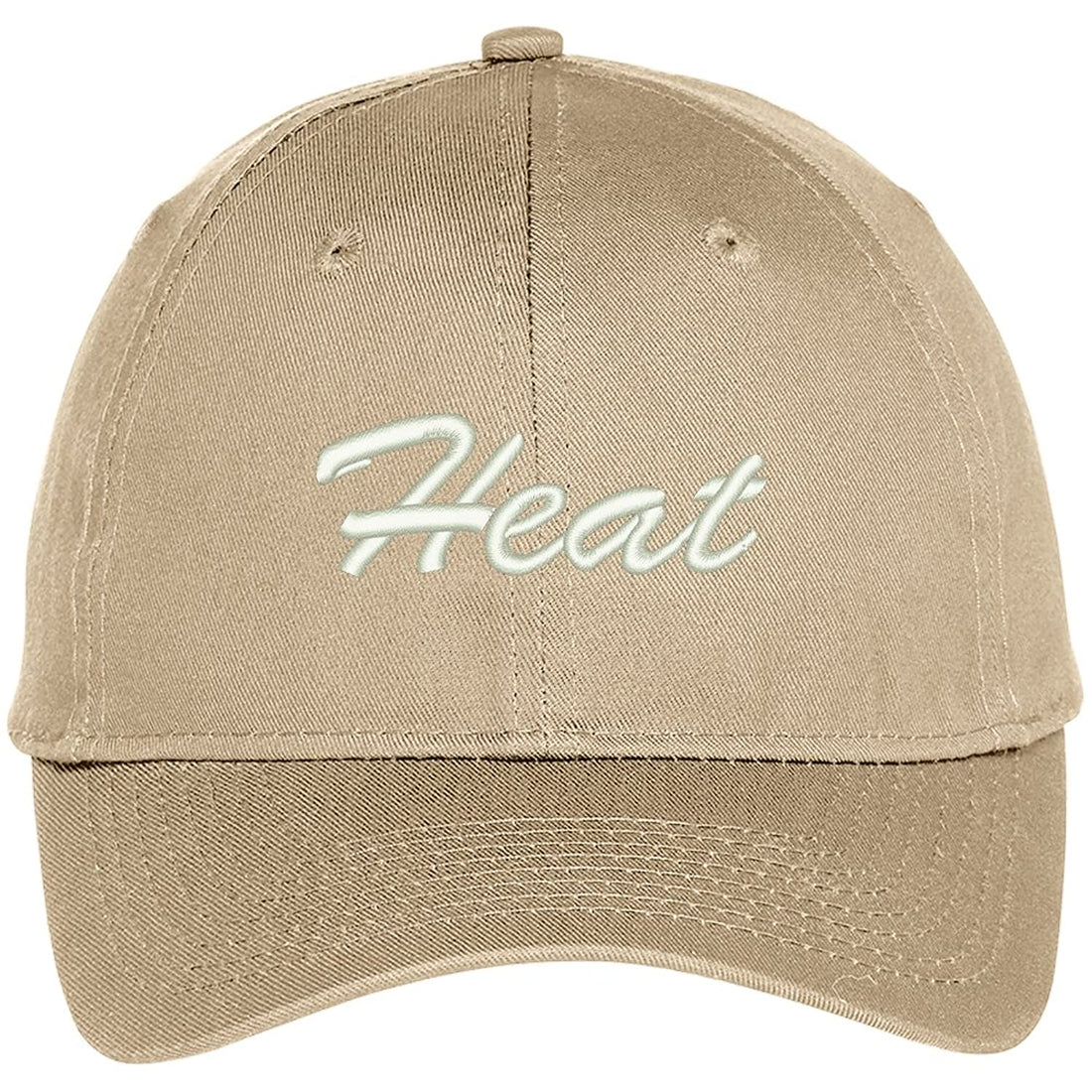 Trendy Apparel Shop Heat Embroidered Precurved Adjustable Cap