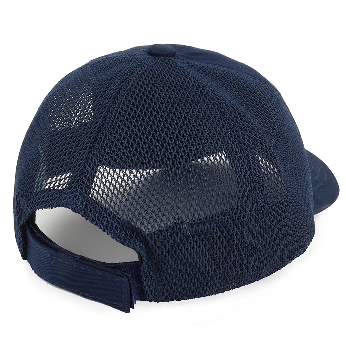 Trendy Apparel Shop Infant Size Unstructured Adjustable Trucker Mesh Baseball Cap - Multipack - Black Navy